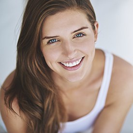 Woman with healthy beautiful smile